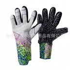 Ebay cross-border explosions high-end football gloves latex material non-slip wear-resistant training professional goalkeeper gloves breathable