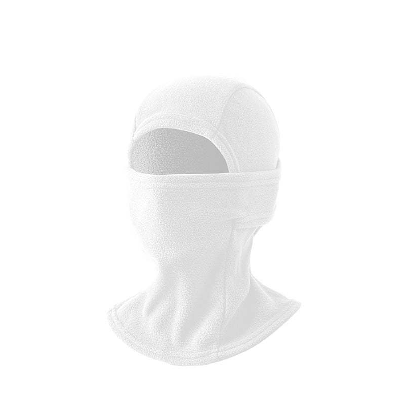 Fleece-Lined Winter Windproof and Warm Face Mask, Cold-Proof Face Protection for Skiing and Cycling, Neck Warmer, Hat and Earmuffs All-In-One Hat