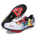 New Style Cycling Shoes with Lock Spring Lock Shoes for Men and Women Road Bike Booster Shoes Hard Sole Mountain Bike sneaker