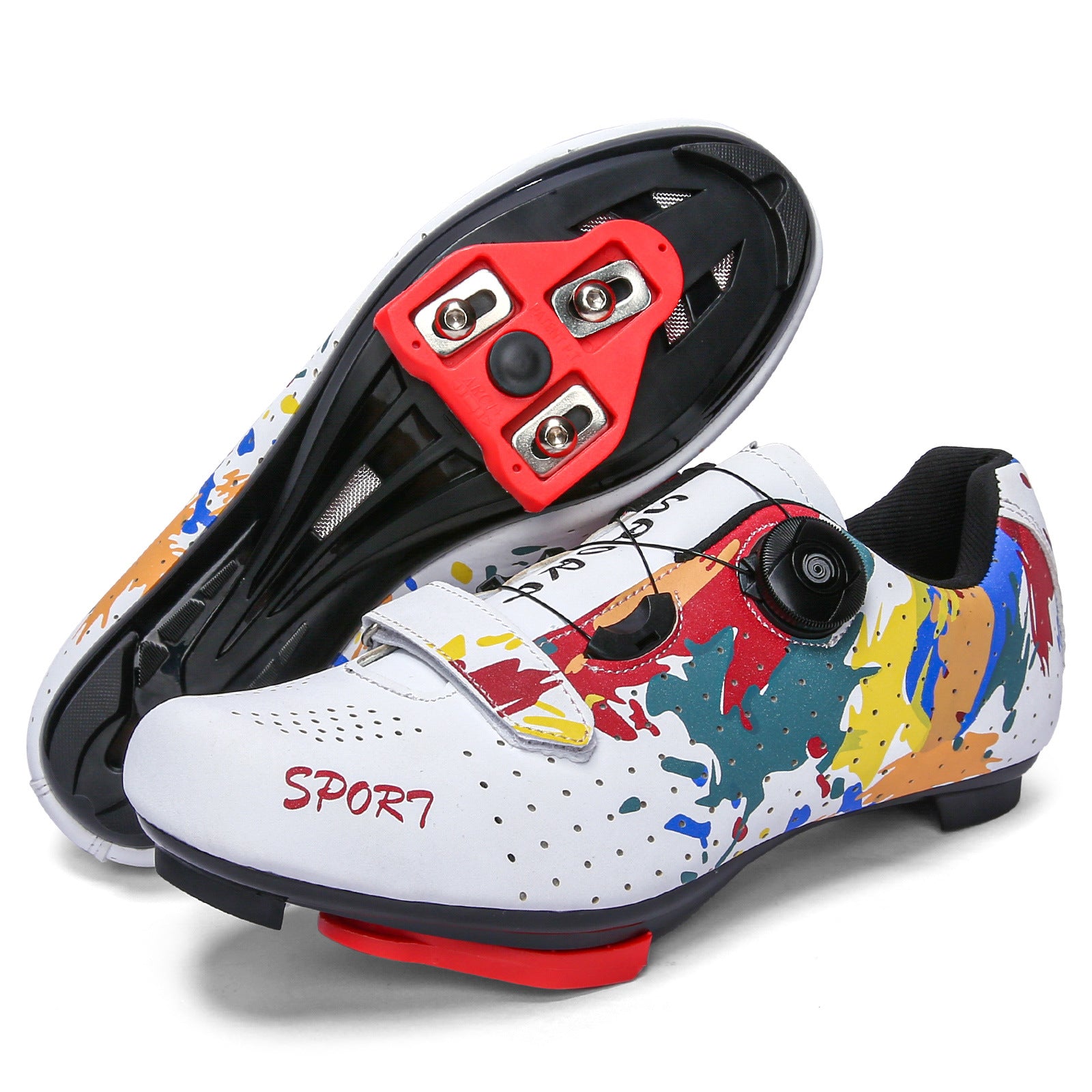 New Style Cycling Shoes with Lock Spring Lock Shoes for Men and Women Road Bike Booster Shoes Hard Sole Mountain Bike sneaker