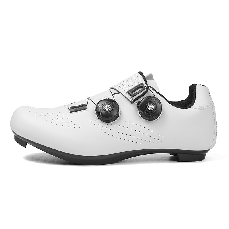 2108 New Road Car Lock Shoes suit Hard Bottom Bicycle Shoes Men's Outdoor Mountain Lockless Riding Shoes Women's Breathable