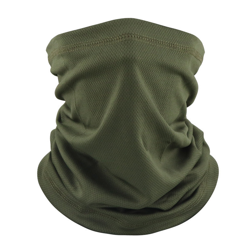 Thin Riding Mask Outdoor Camouflage Multifunctional Magic Headscarf Breathable Sweat Absorbing Neck Mesh Scarf Cross Border