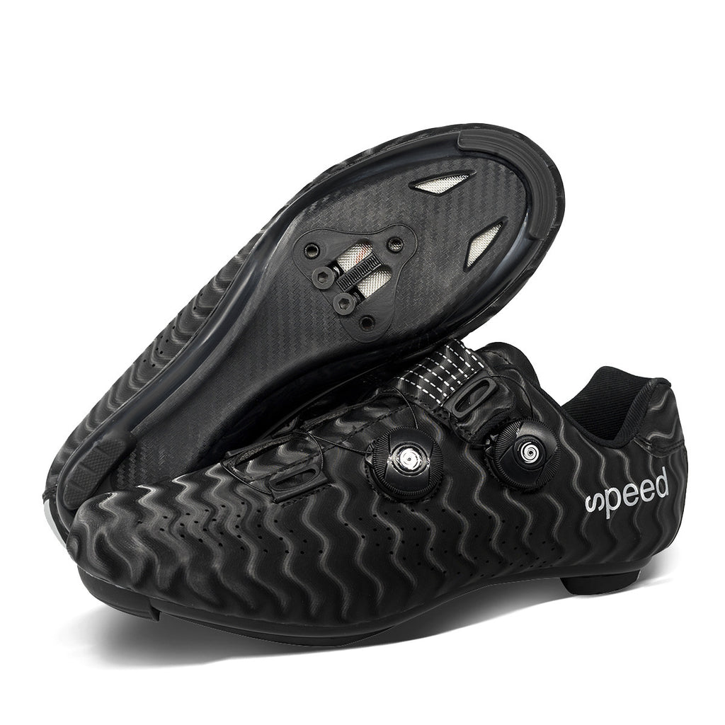 Factory direct road race outdoor cycling shoes double rotating buckle plus size foreign trade lock cycling shoes