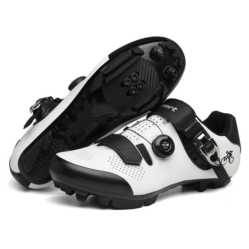 Factory Direct Supply Cross-border plus size Riding Shoes Hard Sole Outdoor Mountain Bicycle Lock Shoes Breathable Road Bike Shoes