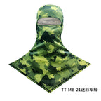 Summer Fishing Full Face Sun Protection Mask Outdoor Dustproof and Anti-Uv Hood Breathable Quick-Drying Sweat-Absorbent Cycling Hood