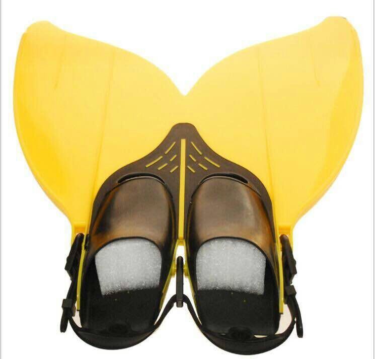 Factory direct supply Net Red new single flippers adult children flippers mermaid conjoined flippers swimming equipment