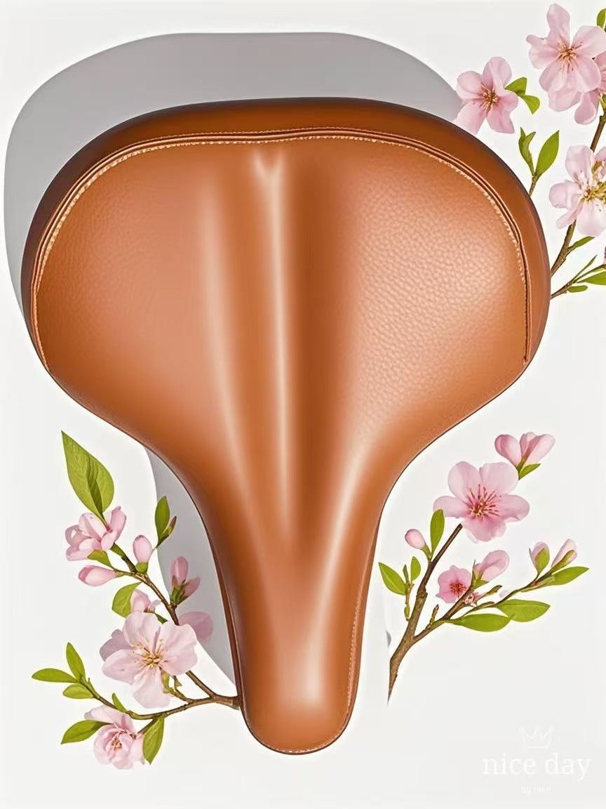 Bicycle Cushion Saddle Chair Thickened Soft Comfortable Shock Absorbing Ordinary Mountain Bike Cushion Anti-Butt Pain Large Universal