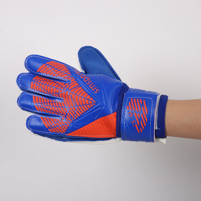Cross-Border Football Goalkeeper Gloves with Thickened Silicone Anti-Slip Latex, Specifically for Adult Goalkeepers