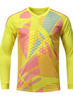 Goalkeeper Goalkeeper Uniform Breathable Adult and Children's Long-Sleeved Tops Cross-Border Popular Quick-Drying Printed Sports Football Uniform