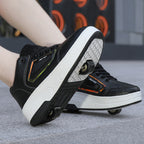 heelloo shoes roller skates shoes youth multifunctional adult flying roller shoes wholesale