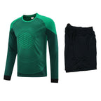 2025 Football Goalkeeper suit Long Sleeve Competition Training Team Uniform Breathable Children's Cross-border Foreign Trade Jersey Printable