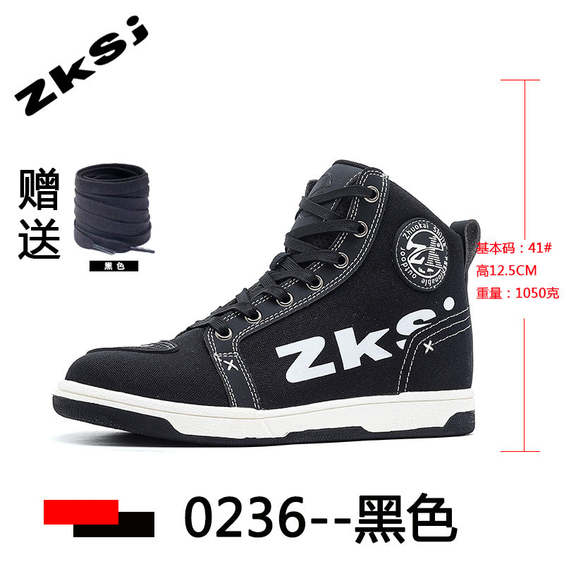 Cross-border motorcycle riding shoes motorcycle boots four seasons breathable anti-fall knight equipment road racing shoes parkour shoes four seasons