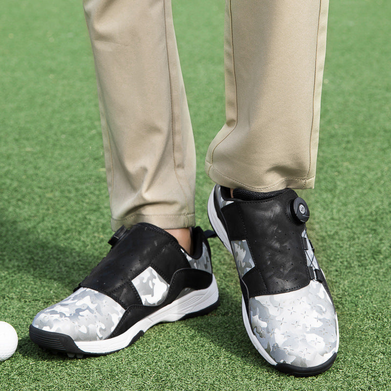 Cross-border explosions plus size golf shoes men and women outdoor leisure sneaker non-slip breathable wear-resistant broken nail shoes