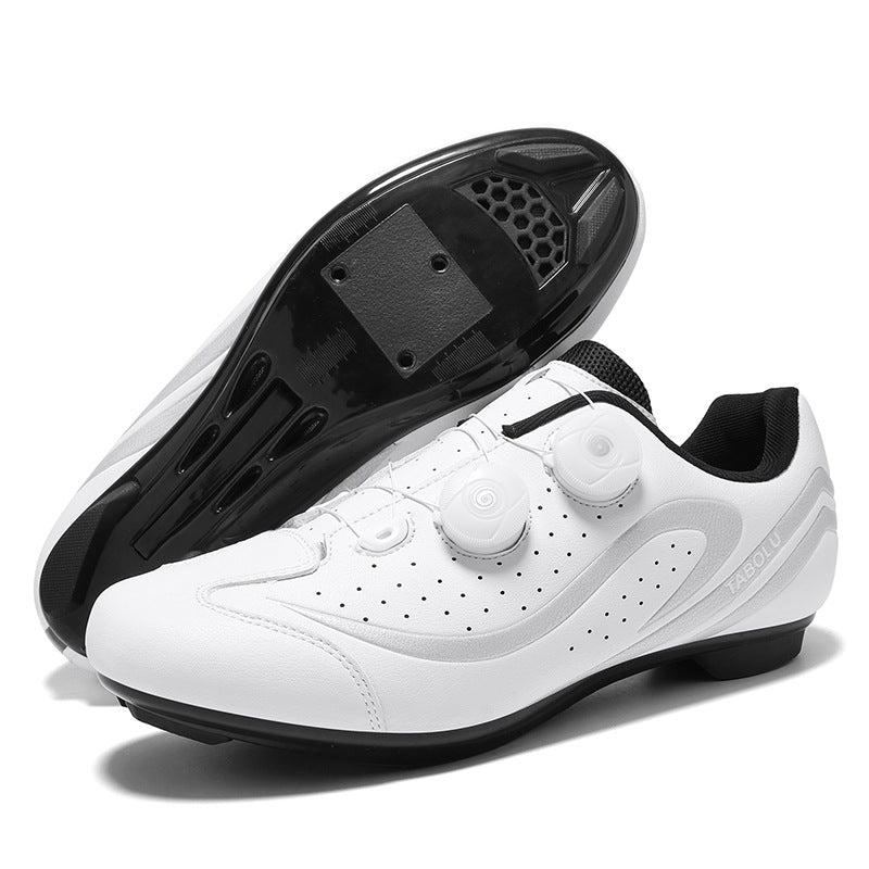 2025 New Road Car Lock Shoes Hard Bottom Breathable Bicycle Shoes Men's Mountain Bike Lock Shoes Lockless Cycling Shoes Power-assisted