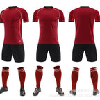 Football Uniform Suit for Men and Women, Adult Football Game Team Uniform, Kidsren's Training Uniform, Football Uniform, Custom Printed Number