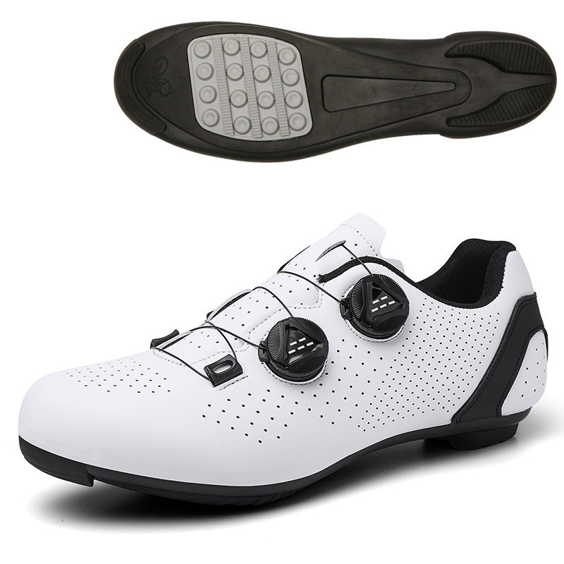 T168 Cross-border New Lockless Cycling Shoes Men's Road Car Lock Shoes Breathable Bicycle Shoes Non-lock Mountain Bicycle Shoes