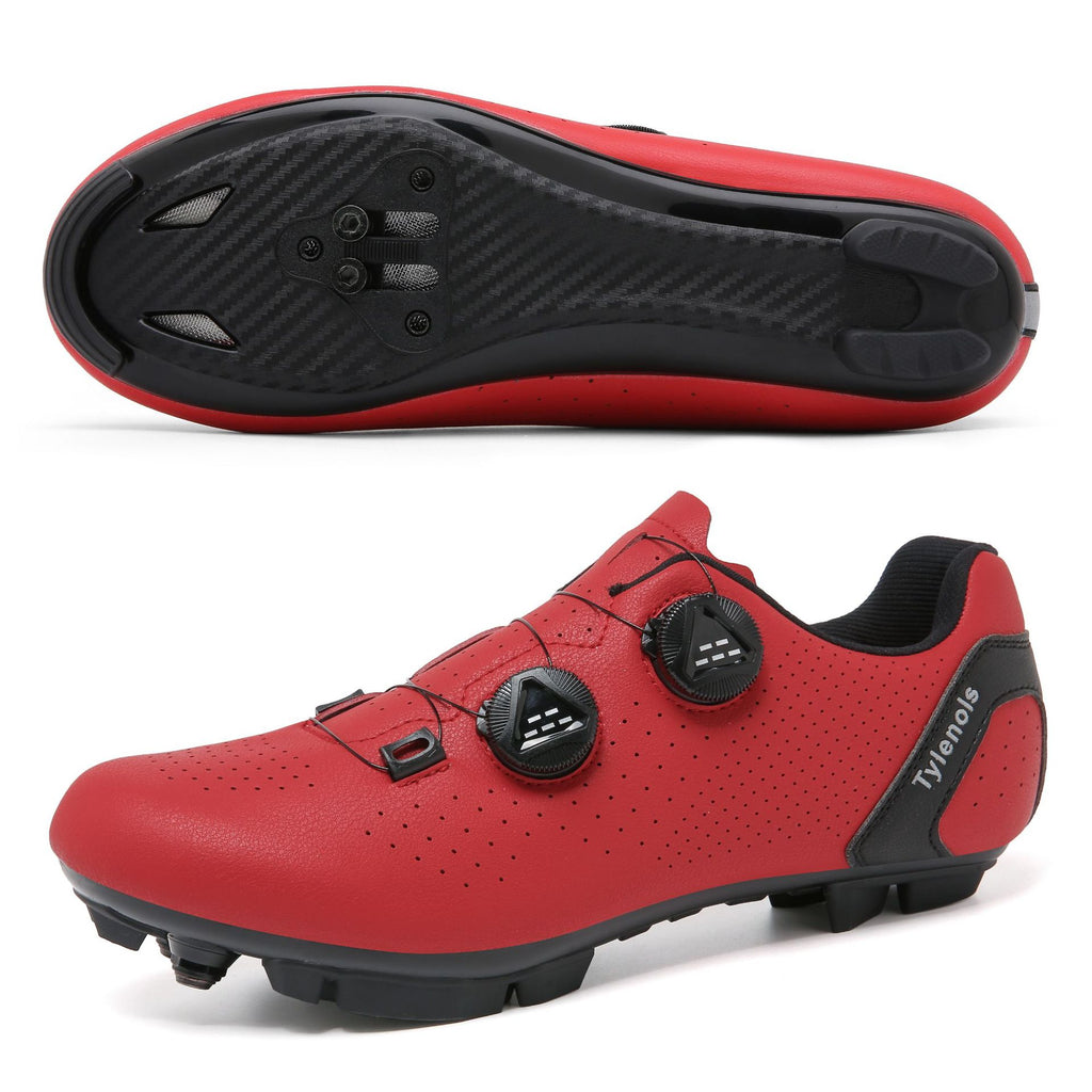T168 Cross-border New Lockless Cycling Shoes Men's Road Car Lock Shoes Breathable Bicycle Shoes Non-lock Mountain Bicycle Shoes