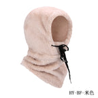 Cross-border Autumn and Winter Outdoor Riding Mask Sports Windproof Cold-proof Warm Hat Scarf Double-sided Arctic Fleece Headgear Face Protection