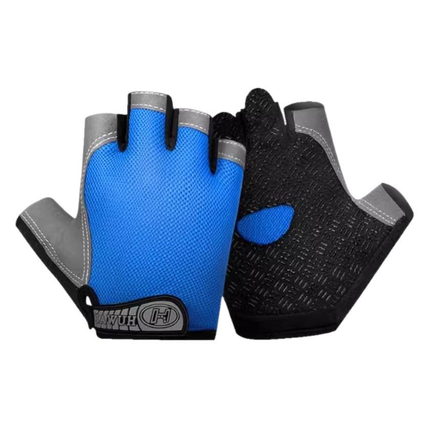 Cycling Gloves Sports Half-Finger Men's and Women's Liquid Silicone Shock-Absorbing Non-Slip Fitness Summer Fishing Mountaineering Breathable