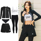 Sun Protection Quick-Drying Diving Suit Split Long-Sleeved Long Pants Swimwear Jellyfish Suit Couple Warm Men's Swimwear Women's Surfing Suit