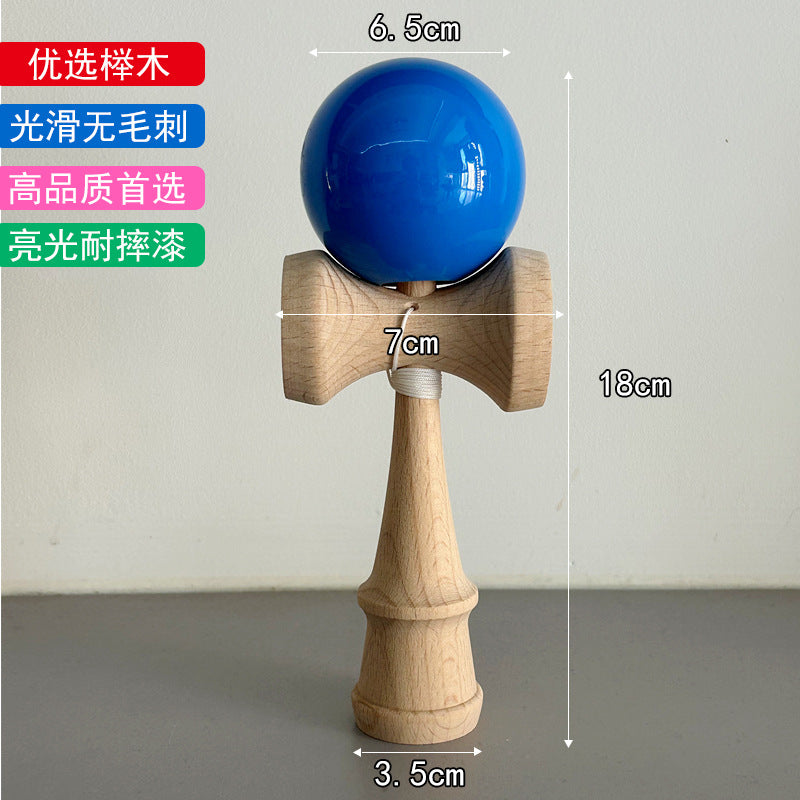 Sword Jade Skill Ball kendama Sword Jade Professional Introduction Jade Sword Sun Moon Ball Log Beginner Soul Competitive Toy