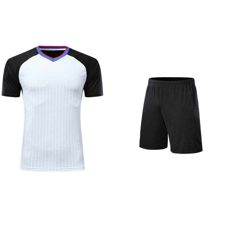 Quick-drying match basketball referee clothes top sweat-absorbent breathable football referee clothes volleyball coach clothes suit short sleeve pass