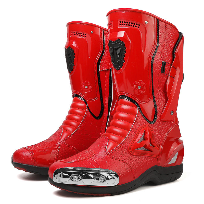 Jiuguo Wolf's New Second-Generation Motorcycle Riding Shoes Are Outdoor Riding Anti-Slip and Anti-Fall Motorcycle Shoes That Provide Complete Protection for All Seasons