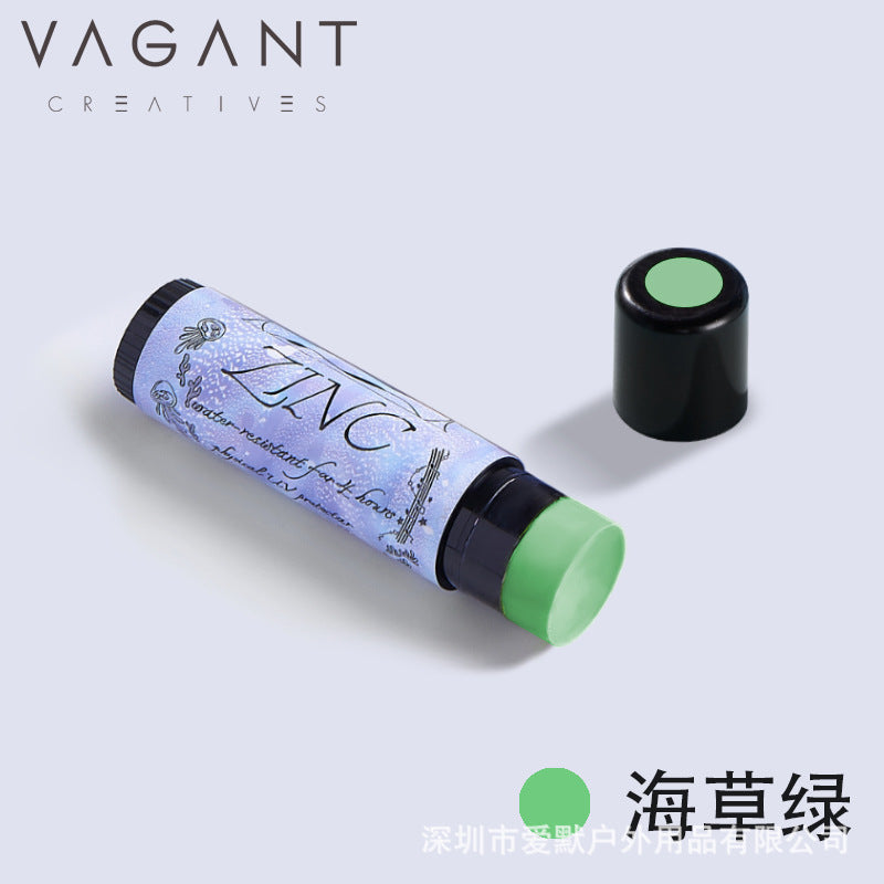 One-piece delivery Bali zinc sun protection mud stick color floating diving outdoor surfing skiing special physical sun protection