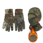 Camouflage Fleece-Lined Hood for Cycling, Dustproof, Men's Warm Fishing Mask, Face Covering, Face Protection, Windproof Hood, Winter