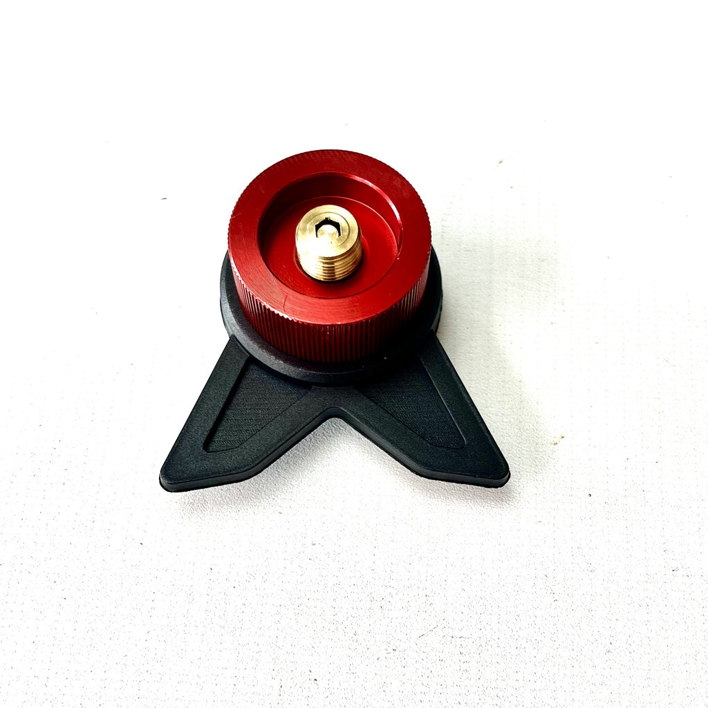 Outdoor multifunctional card furnace adapter butane long gas tank self-locking converter bracket camping stove adapter