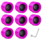 Double-row roller skates wear-resistant carpool four-wheel skates high hardness speed pulley roller skates skateboard universal Pu wheel