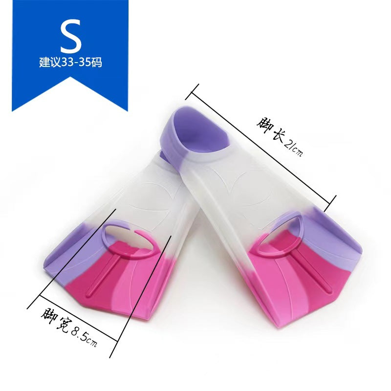 Outdoor Swimming Shoes Snorkeling Flippers Adult Children Fingers Free Diving Equipment Freestyle Training Long Flippers