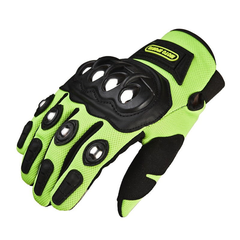Summer Half-finger Motorcycle Gloves Riding Half-finger Breathable Motorcycle Racing Wear-resistant Non-slip Anti-fall-resistant Motorcycle Gloves for Men