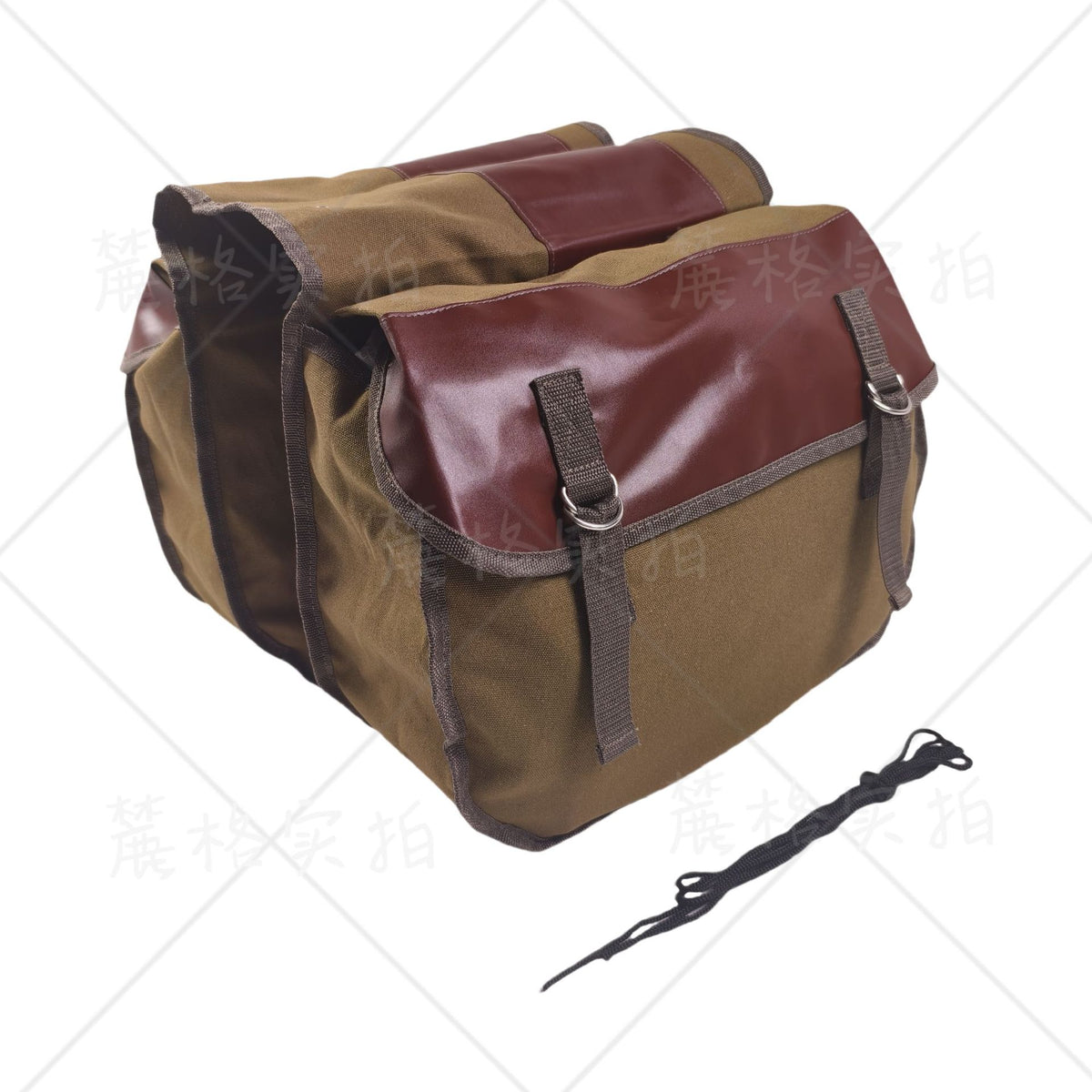 Y Cross-Border Weighted Cycling Bag, Old Model Bicycle Rear Pannier Bag, Mountain Bike Motorcycle Equipment Bag, Durable Canvas