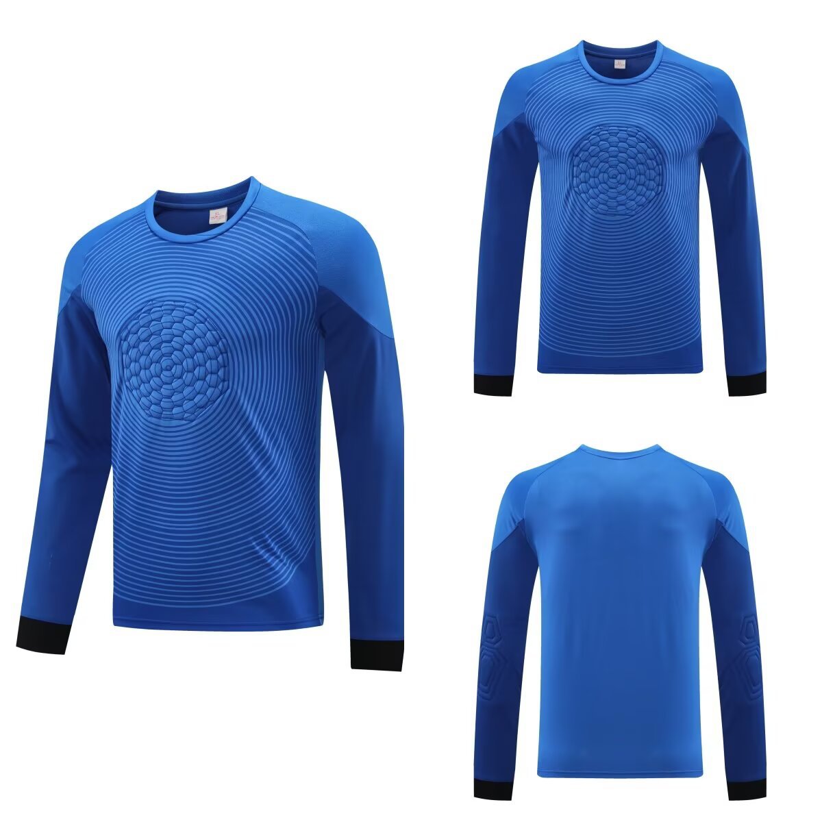 2025 Football Goalkeeper suit Long Sleeve Competition Training Team Uniform Breathable Children's Cross-border Foreign Trade Jersey Printable