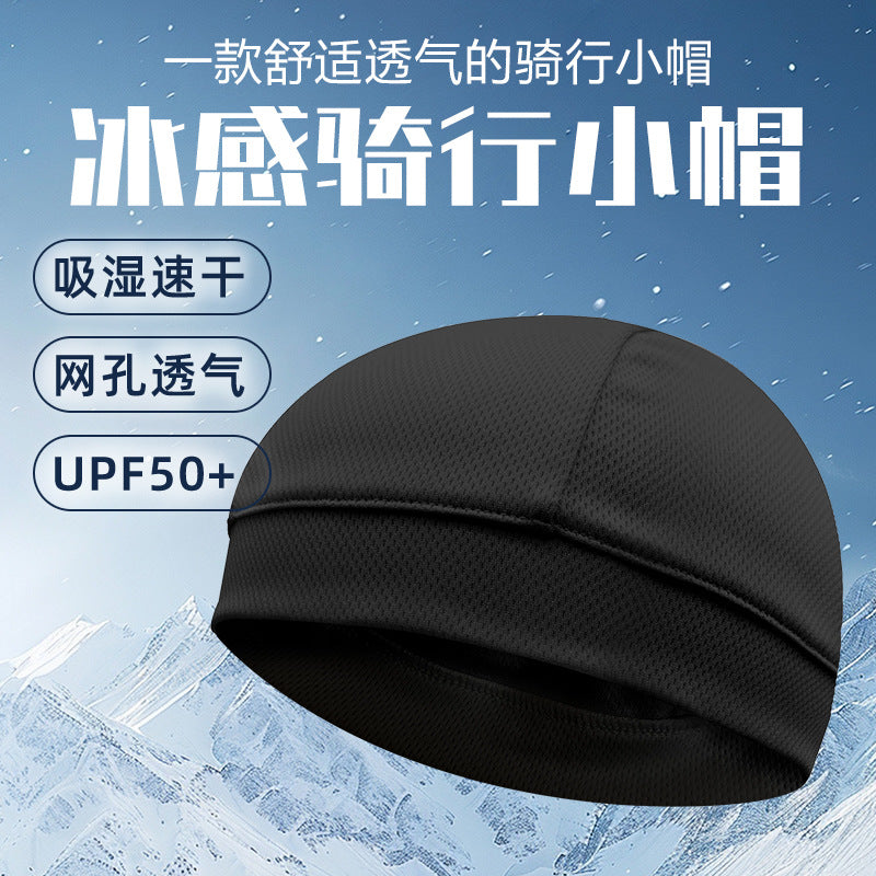 Summer Cycling Cap, Windproof and Sunproof Sports Hat, Head Cover, Bicycle and Motorcycle Liner, Breathable and Quick-Drying