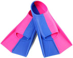 Swimming Fins for Men and Women Freestyle Breaststroke Silicone Short Fins for Adults and Kidsren Professional Lightweight Diving Training Feet