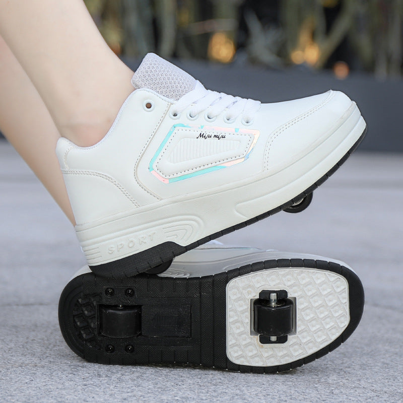 heelloo shoes roller skates shoes youth multifunctional adult flying roller shoes wholesale