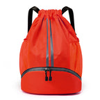 Basketball Bag, Swimming Bag, Dry and Wet Separation Swimsuit Storage Bag, Sports Backpack, Drawstring Backpack, Special for Swimming
