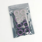 Double row skate wheels 608RS bearing silent skateboard roller skates universal chrome steel high speed color roller