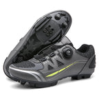2023 Cross-border New Road Self-locking Riding Shoes Hard Sole Mountain Bike Shoes Power Bicycle Lock Shoes Men's Riding