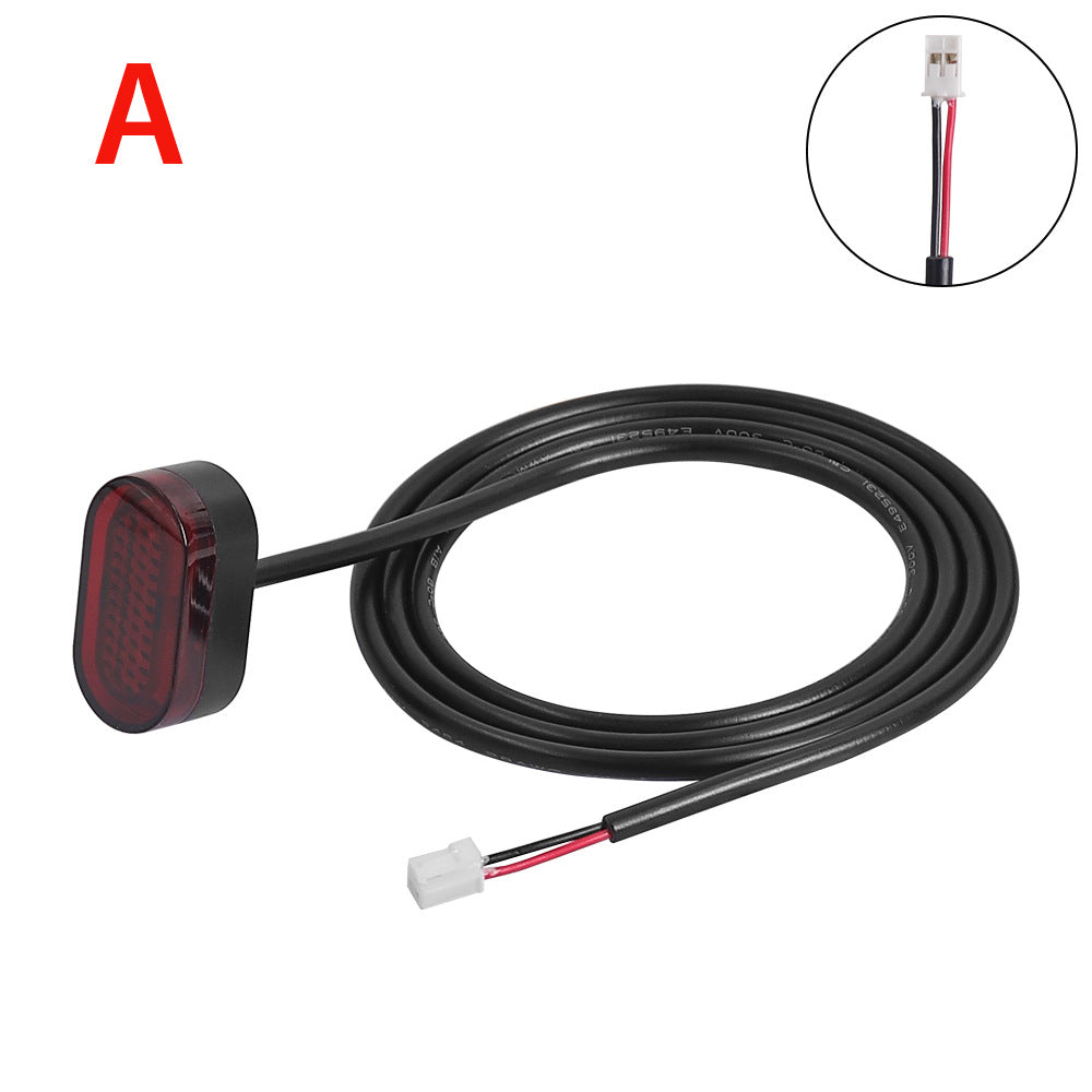 Suitable for electric scooter rear fender tail light waterproof signal brake light 6V fender tail light accessories