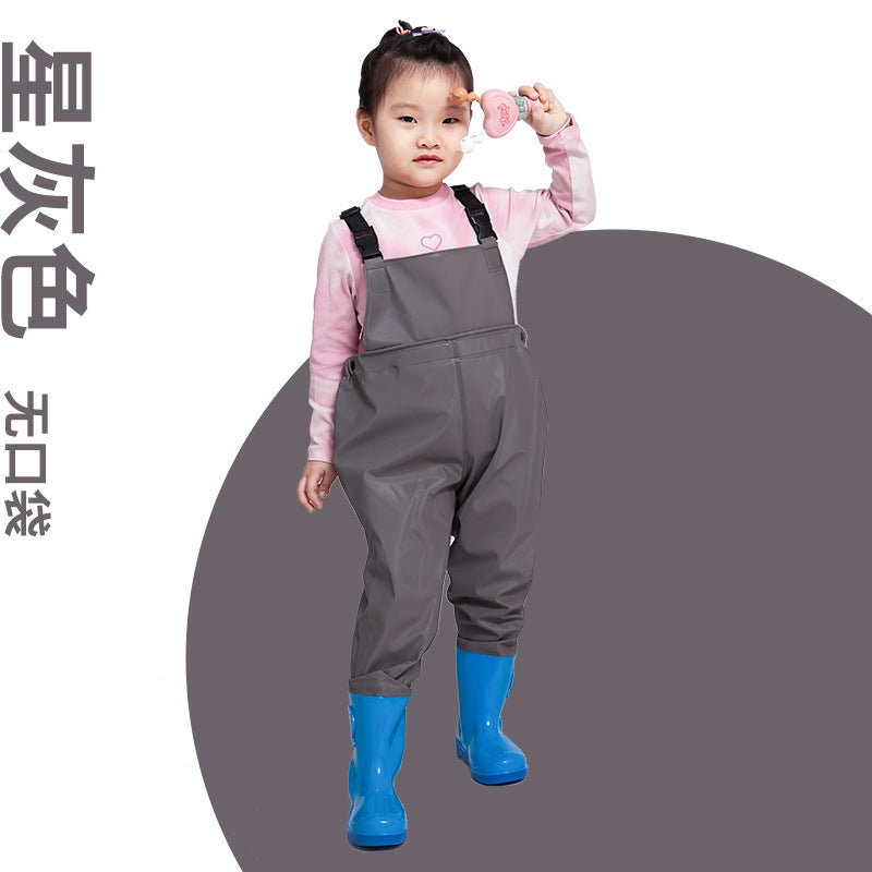 Gj Kidsren's Water Play Clothes, Sand Play, Water Artifact, Kidsren's Waders, Beach Toys, Kindergarten Toys, Waterproof and Anti-Dirty