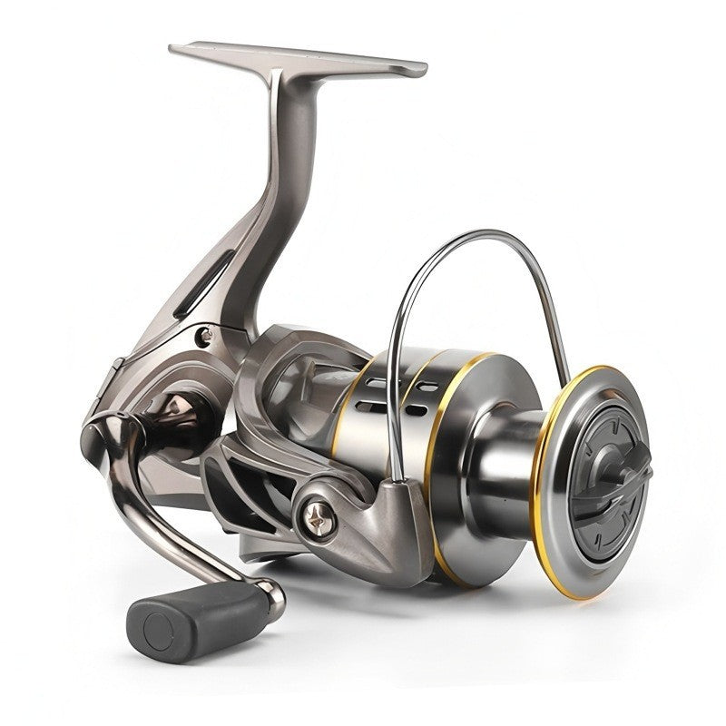 Cross-Border Manufacturer All-Metal Fishing Reel Spinning Reel Fishing Line Reel Lure Reel Spinning Reel Special Long-Distance Casting Spinning Reel