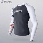Sun Protection Swimsuit Men's Surfing Suit Split Quick-Drying Tight Jellyfish Suit Snorkeling Suit Wetsuit Full Body Long-Sleeved Trousers