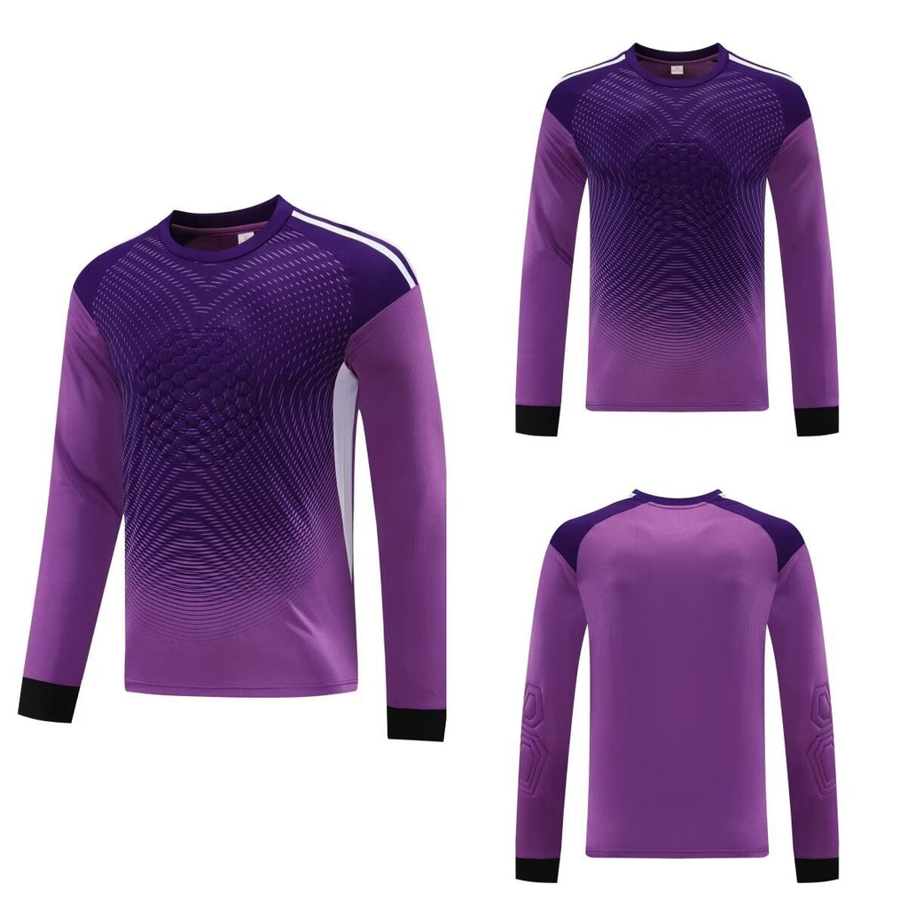 2025 football goalkeeper suit suit men's and women's competition dragon gate suit cross-border foreign trade children's competition breathable long sleeve summer