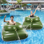 Factory Direct Sales Inflatable Water Spray Tank Water Battle Toy Tank Pool Party Water Spray Car Swimming Ring