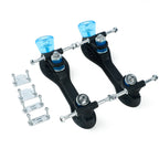 Double-row roller skates PP plastic base four-wheel roller skates triangle bracket skates bottom plate adjustable brake head