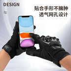 Anti-Slip New Touch Screen Anti-Scratch Gloves for Motorcycle Riding, Off-Road, Road, Outdoor, Wear-Resistant Handlebar Gloves, Cross-Border Hot-Selling Item