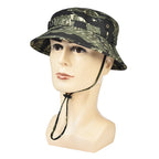 BENNI Hat Sun Protection Military Fan Tactical Hat Men's Outdoor Mountaineering Fisherman Hat Big-brimmed Sunshade Hat Round-brimmed Cowboy Hat